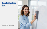 Magnetic Whiteboard Eraser, Cloth Surface Back, Easy to Clean, For School Office Glass Boards