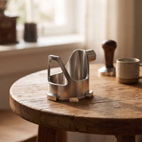 Portafilter Head Polished Three-Ear Portafilter Hardware Long-Lasting Precision for Baristas, Home Espresso Setups