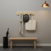 Flower Hook Rack Rounded Corners Sliding Hook Rack Mounting Hardware Home Decor