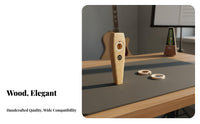 Replaceable Membrane Kazoo Musical Instrument Easy to Play Wooden Kazoo Lightweight & Portable for Beginners, Musicians, Performance, Party