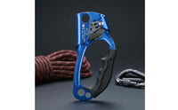 Aluminum-Aluminum-Alloy Alloy Right-Hand Ascender Hot-Forged Hand Ascender Textured Rubber Grip