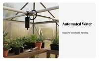 Hanging Micro Sprinkler Water Saving Greenhouse Irrigation Nozzle Easy Installation Light Shower Nozzle for Gardeners, Homeowners, Farm, Orchard