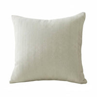 Nordic Chenille Pillow Cover, Solid Color, Geometric Pattern, Square Design, Living Room or Bedroom, Cream-Inspired, Thickened, Random Color