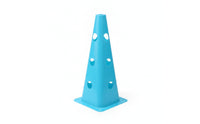 Plastic Training Cone 30 Cm Cone with Side Openings Sports Cones Multipurpose Practice Cones Tapered for Coaches