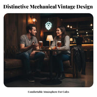 Retro Design mechanical design Dining Booth Set Customizable Combination Restaurant Seating sturdyDuty for Bar Owners, Interior Designers