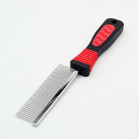 Cat Brush and Cat Comb for Cat Matted Hair, Professional Dog Grooming Comb with Sharp Blades, Single Sided Rake, Ergonomic Handle Dog Comb Grip