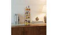 Display Case Removable Shelves Clear Acrylic Figurine Case Dustproof Toy Display Box for Collectors, Desktop