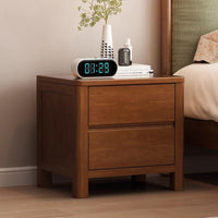 Nordic aesthetic 2-Drawer Nightstand with Lock Modern Design Bedside Table Minimalist Aesthetic Bedroom Furniture space-saving Size for Apartment Dwellers, Homeowners, Securitymindful Individuals, Small Spaces, Home, Dorm Room