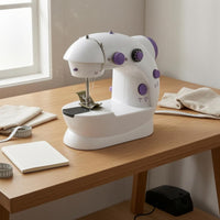 Built-in Light Electric Sewing Machine Foot Pedal Tabletop Sewing Machine Power Adapter Craft Tool Tension Knob