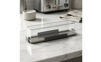 Plastic Cake Box with Latch Sealed Swiss Roll Container Airtight Pastry Container with Lid Secure for Bakers