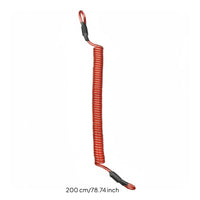 Fishing Rod Safety Rope Tangle-Tangle-Resistant Retractable Coiled Lanyard