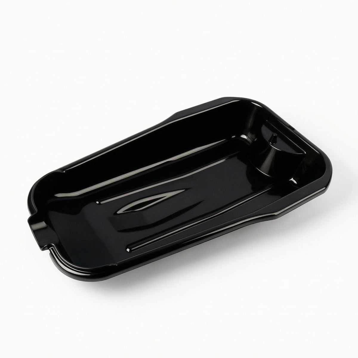Slim Design Oil Drain Pan with Spout Shallow Oil Drain Pan Portable Anti Splash for Motorcycle Maintenance