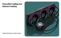 Efficient Heat Dissipation Hexagonal Processor Water Cooler High Performance AIO Processor Liquid Cooler Pure Copper Base for Overclockers
