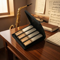 Saxophone Instrument Case Separated Slots Clamshell Instrument Case Smooth Musical Accessory