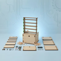 Window-Shade-Window Model Precision Mechanical Model with Remote Control Interactive Teaching Kit for Hobbyists