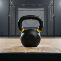 Spray Coated Cast Iron Kettlebell Commercial Grade Gym Kettlebell Dumbbell Substitute Solid Cast Iron Weight Heavy Duty for Men