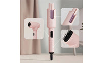 Multi-Styler with Detachable Head Adjustable Temperature Interchangeable Hair Styling Tool for Home, Travel