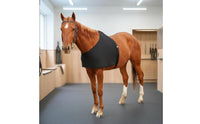 Hook-and-Loop Closure Wraparound Horse Vest High Neckline Stretch Horse Vest Close-Fitting Equestrian Body Protector Polished Finish