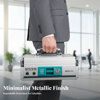 Portable currency Safe sturdy 3-digit code securing mechanism securing mechanism Safe Box Sturdy Build for Dorm Room