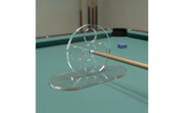 5-Hole Cue-Shaft Aiming Tool Transparent Cue Alignment Aid Acrylic Pool Aiming Aid Clear
