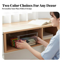 Clear container with Handles Transparent Design Storage Box Large Capacity for Parents