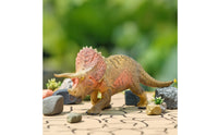 Triceratops Figure Textured Triceratops Figurine Dinosaur Figurine Freestanding Dinosaur Figure Collectible for Collectors
