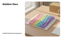 100 Pieces Glitter Pipe Cleaners Easy to Shape Colorful Fuzzy Sticks Multi-Color Assortment Bendy children's Crafting, Craftsperson S, DIY Projects,