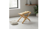 Solid Wood Wooden Guitar Footstool Stable Adjustable Guitar Foot Pedal Ergonomic Music Accessory Foldable for Performance, Practice