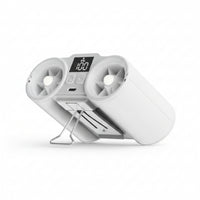 Type-C Two-headHead Fan Compact Wearable Waist Fan