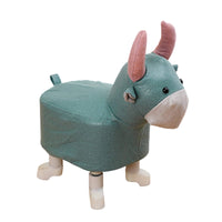 Upholstered Stool Compact Padded Stool Footrest Ottoman Soft Footstool Modern for Children, Bedroom, Playroom