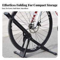 Bike Parking Rack Strong Construction Scratch Resistant Support for Garage