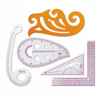 Precision Measurements Sewing Pattern Making Kit Multi-Functional Clothing Pattern Drafting Tools Flexible Material for Tailors, Dressmaking