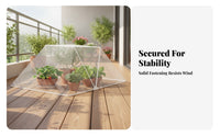 Fiberglass Rod Net Cover Collapsible Foldable Plant Tent