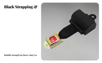 Retractable Pallet Strap High Tensile Strength Automatic Retractable Strapping Heavy Duty Self Retracting Cargo Strap for Warehouse, Logistics