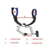 Easy to Install Boat Rod Holder Heavy Duty Mount Rod Holder Rubber Insert Anti Slip for Kayak, Motorboat