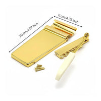 Tremolo Tailpiece Solid Brass Guitar Vibrato Bridge Tremolo Tailpiece for Luthiers