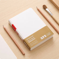 Sketchbook with Hardcover Compact Bound Sketchbook Portable Drawing Book for Artists, Students, Travel, School