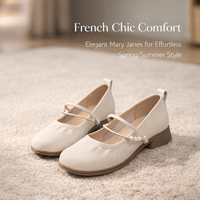 Ballet Flats for Women with Soft Sole and Round Toe Design, Comfortable Walking Shoes for Daily Wear, Extended Sizes to European 43 for Larger Feet