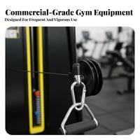 Commercial Gym Equipment Heavy Duty Weight Stack Gym Machine Multi-Functional Design Professional Fitness Machine for Personal Trainers, Bodybuilders