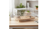 Hamster Cage with Front-Access Ventilated Transparent Pet Enclosure Habitat Easy