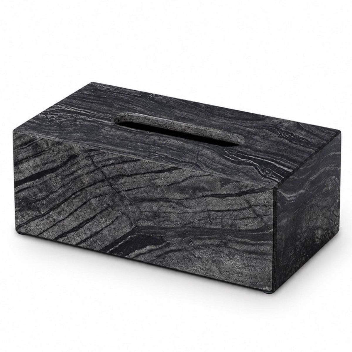 Marble Tissue Box Holder Polished Marble Tissue Box Minimalist for Bedside Table