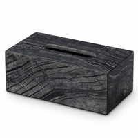 Marble Tissue Box Holder Polished Marble Tissue Box Minimalist for Bedside Table
