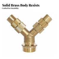 Adjustable Brass Mist Nozzle Easy Installation Adjustable Brass Spray Nozzle Low Maintenance for Rooftop Cooling
