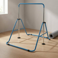 Floor Standing Gymnastics Bar Foldable Adjustable Gymnastics Bar Space Saving