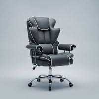 Reclining Office Chair High-Back Gaming Chair Ergonomic Furniture for Gaming Hobbyists, Telecommuters, Study