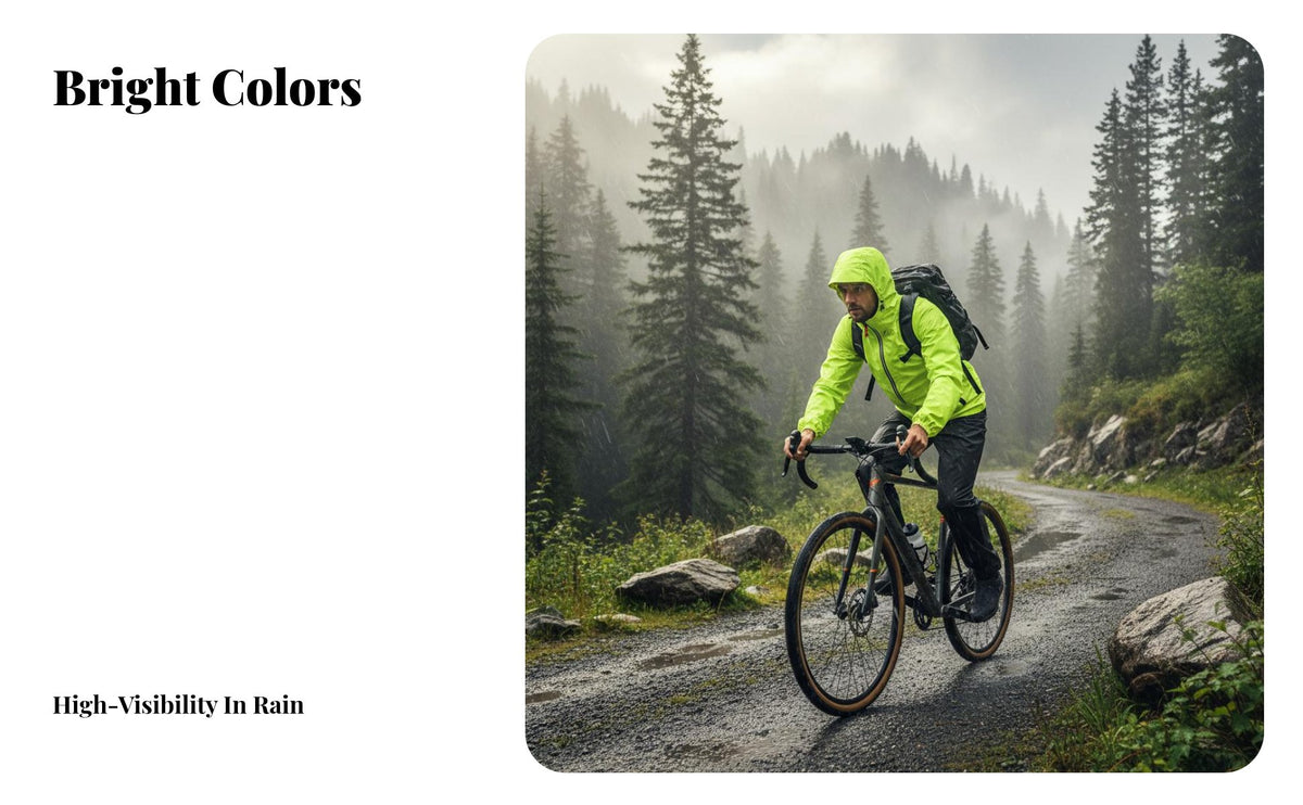 Lightweight Raincoat Set Breathable Two-Piece Rain Suit Portable 2 Piece Waterproof Suit for Cyclists, Hikers, Biking, Camping, Rainy Days