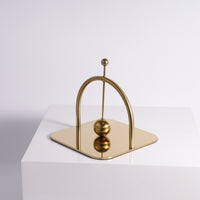 Decorative Tissue Weight Square Base Display Ornament Mirrored Stainless Steel Ornament