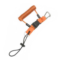 Quick Release Coil Lanyard Anti-Drop Scuba Diving Camera Lanyard Extends to 1.5m Coiled Spring Rope for Snorkeling