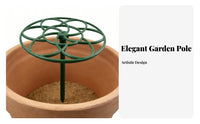 Round-top Shaping Tool Peacock-Tail Plant Frame Prevents Drooping aviary-inspiredand design Plant Holder holders Climbing Plants Gardening Supply Grow-Through holder for Gardeners, Hobbyists, Homeowners, Balcony, Indoors, Garden, Holiday Decorating