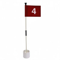 Putting Cup Set Easy to See Putting Flag Set Lightweight Athletic Gear for Driving Range